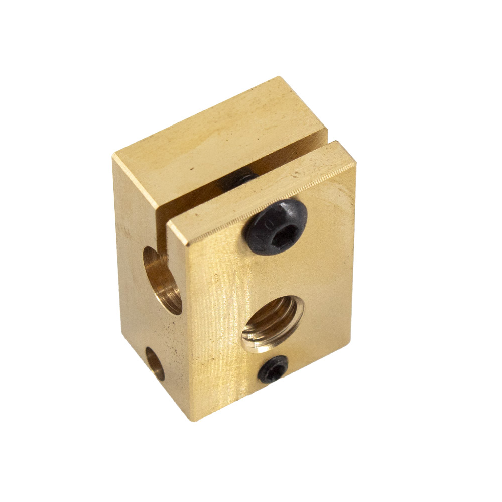 Heizblock für V6 Hot Ends PT100 Brass 400°C