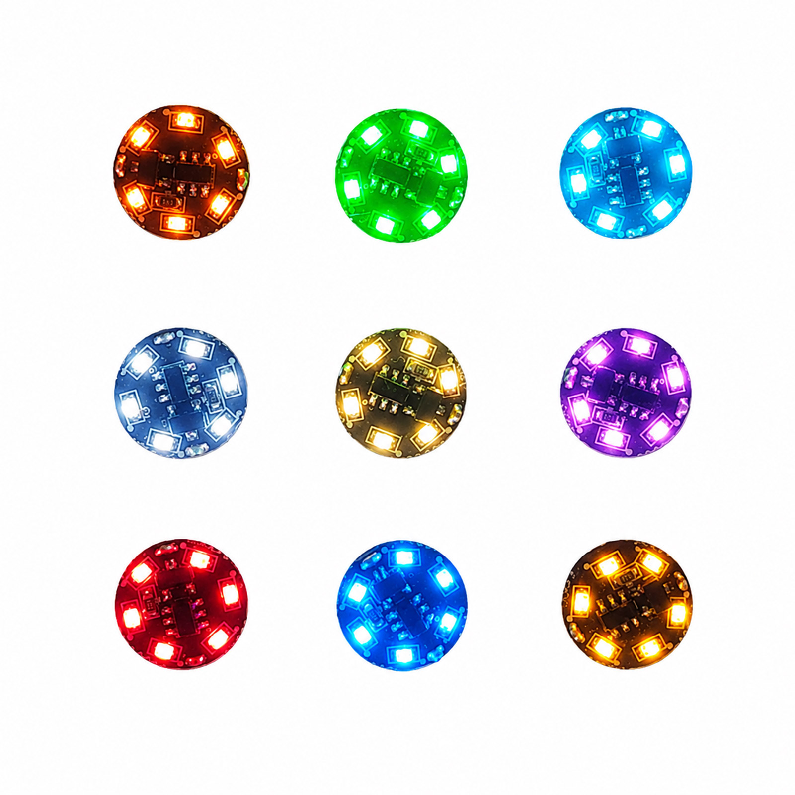 Magnetisches Mini LED-Modul Rot, 8 Modi kabellos CR927