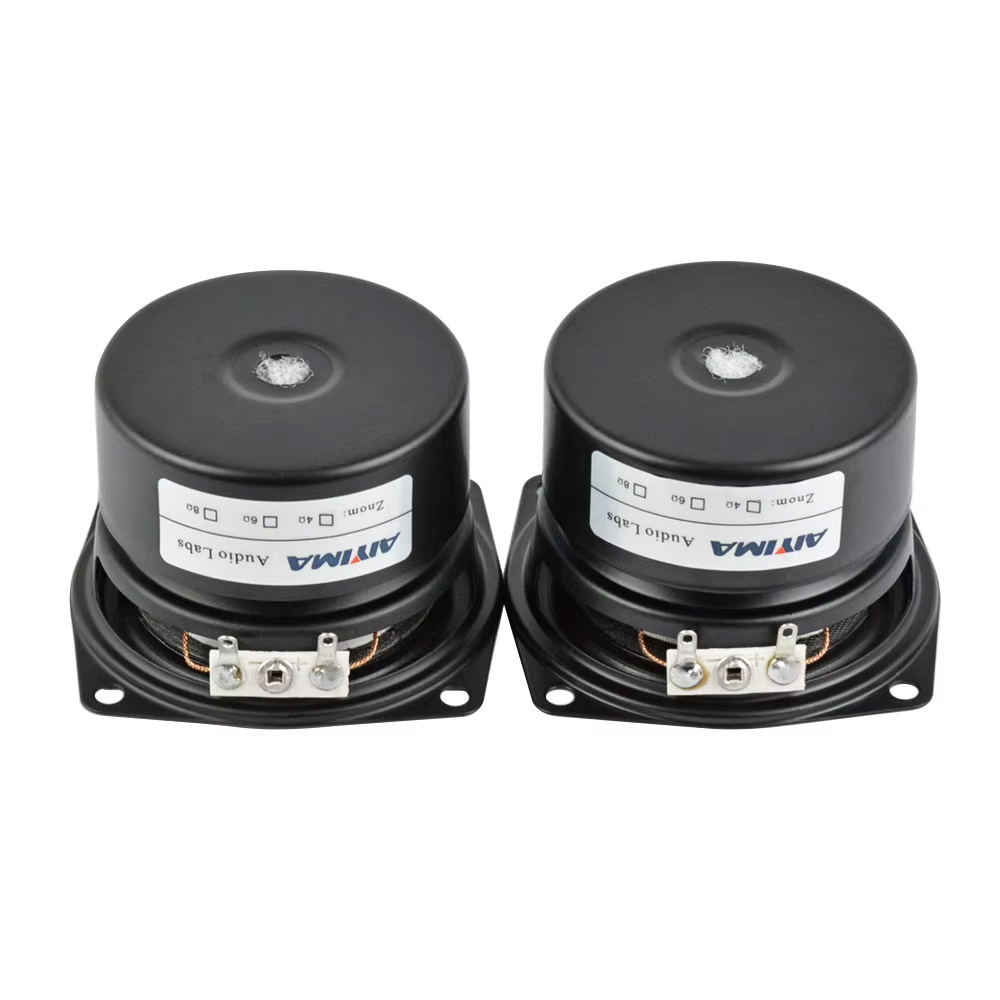AIYIMA 2x HiFi Lautsprecher 2.5 Zoll 8 Ohm 15W Full Range Audio Speaker Set