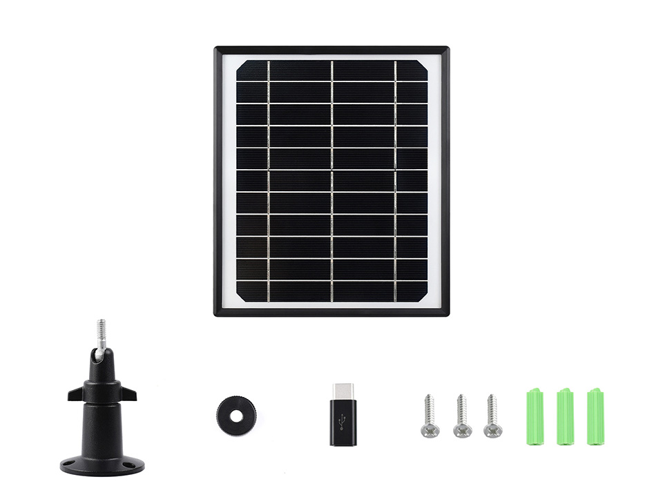 Waveshare Monokristallines Silizium-Solarpanel 5,5V 6W Wasserfest mit Ständer