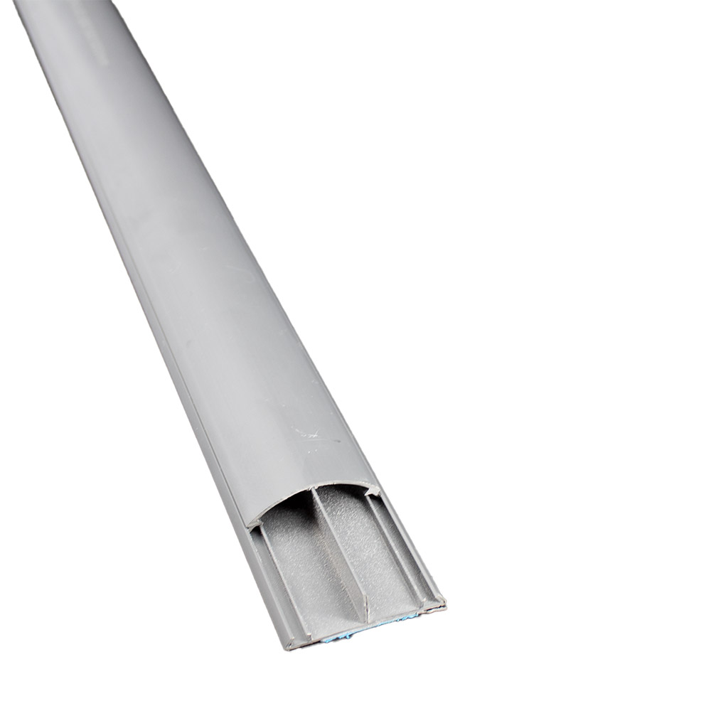 20x 1m Bodenkanal 15x50mm grau Selbstklebend