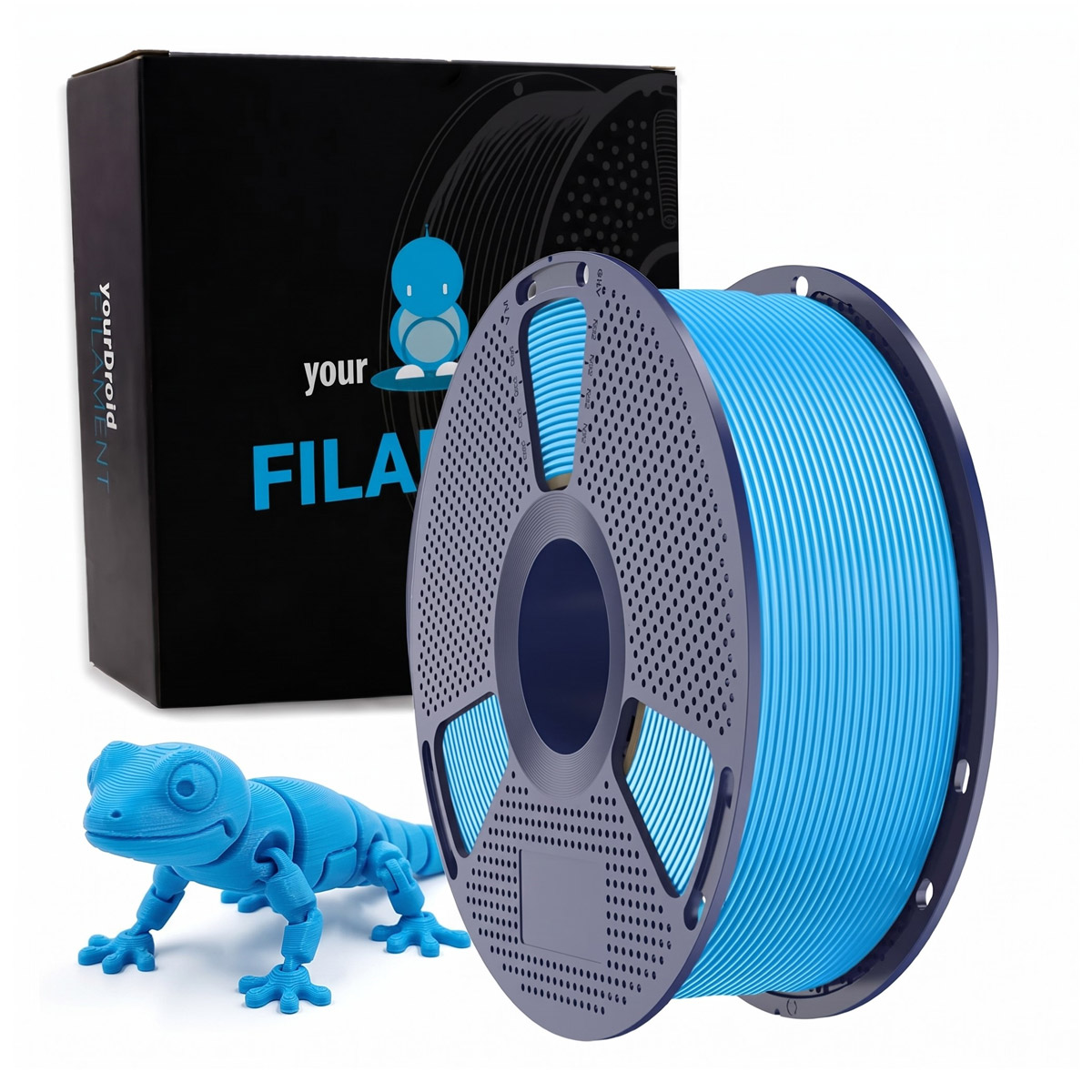 yourDroid PETG Filament Himmelblau 1.75mm 1kg