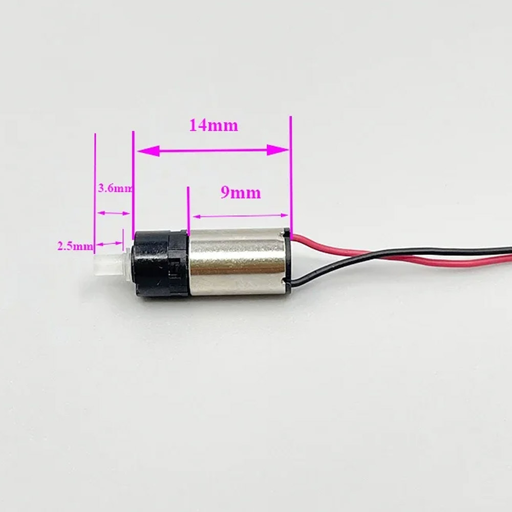 Micro Getriebemotor 6mm 3v 6400 RPM