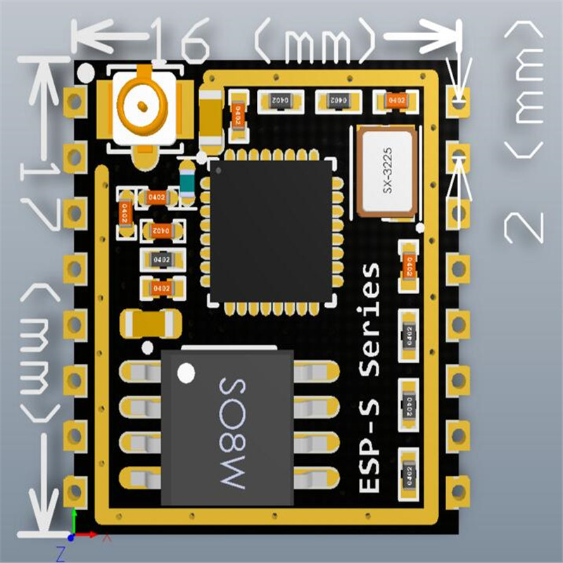ESP8266 ESP-07S WiFi Serial Modul