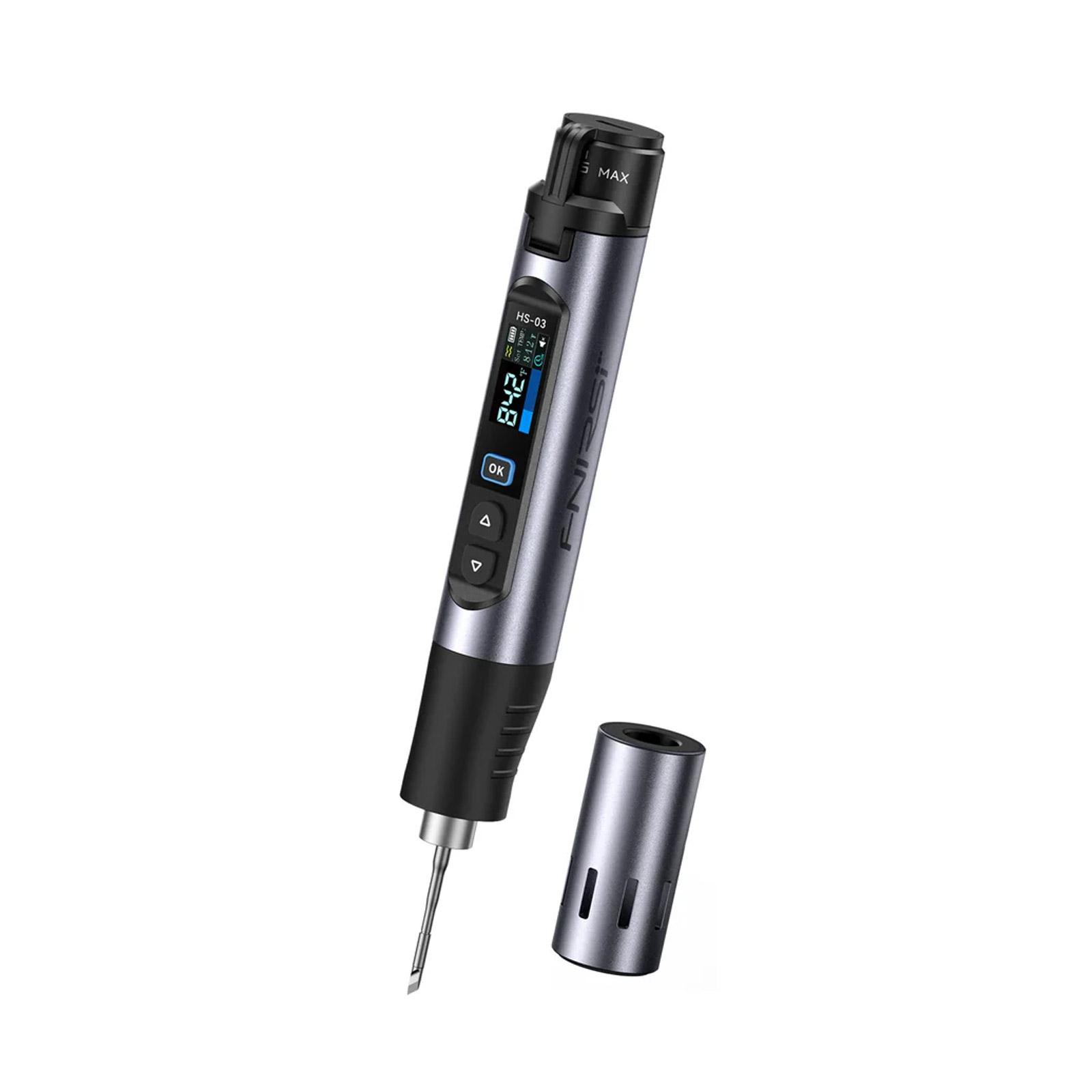 FNIRSI HS-03 Kabelloser Lötkolben 2600mAh USB-C Schnellheizung