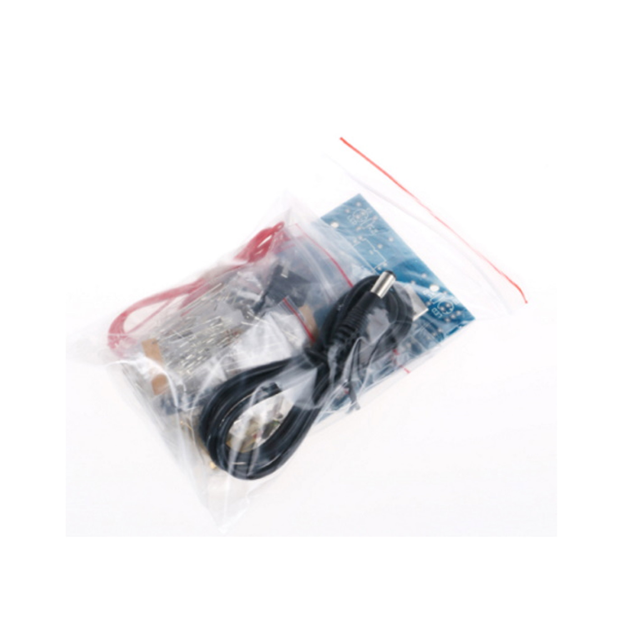 Bausatz 4x4x4 LED Würfel rot/blau