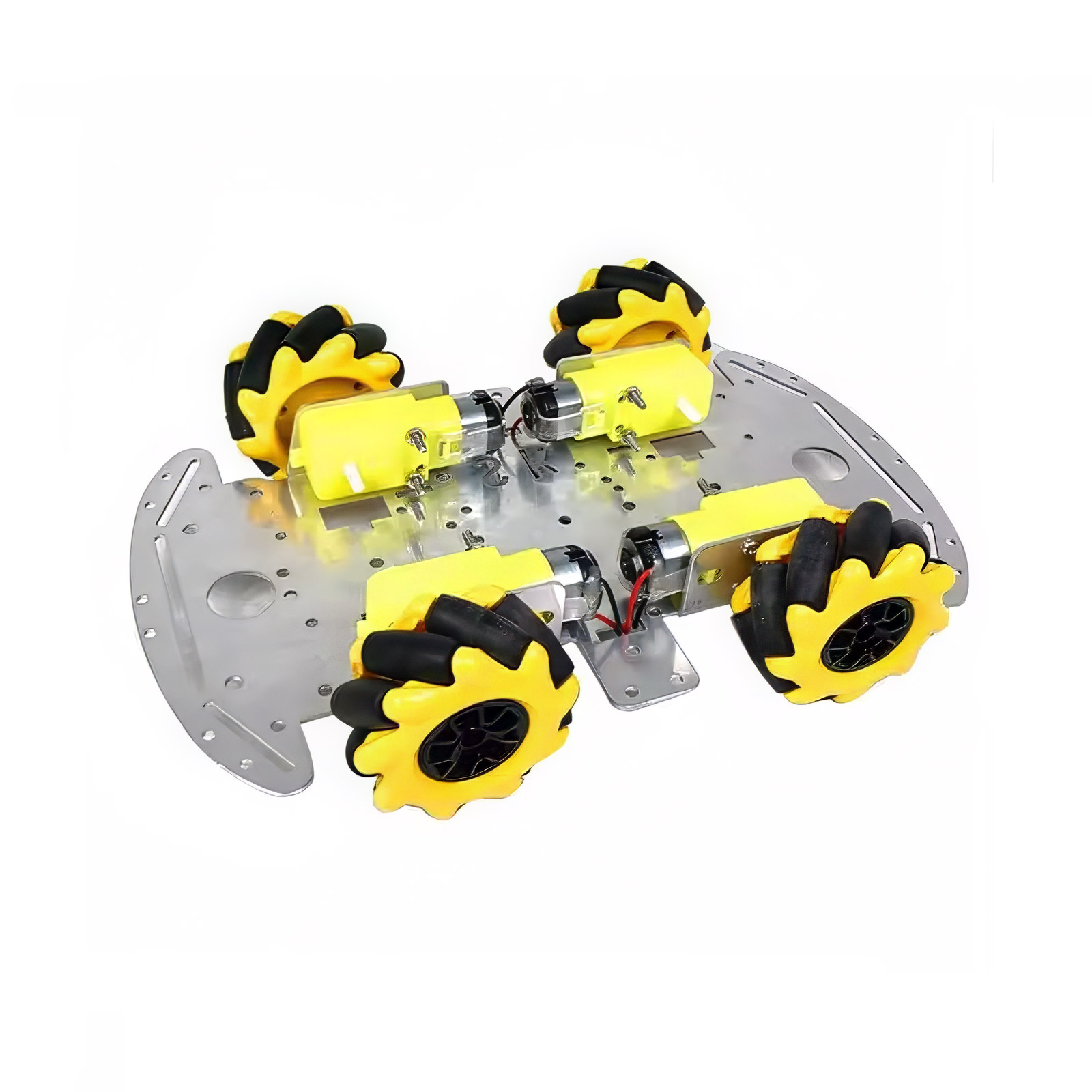 4WD Smart Car Alumium Chassis Mecanum Wheels
