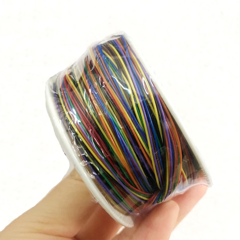 250m 30AWG Kupferkabel bunt 8-farbig