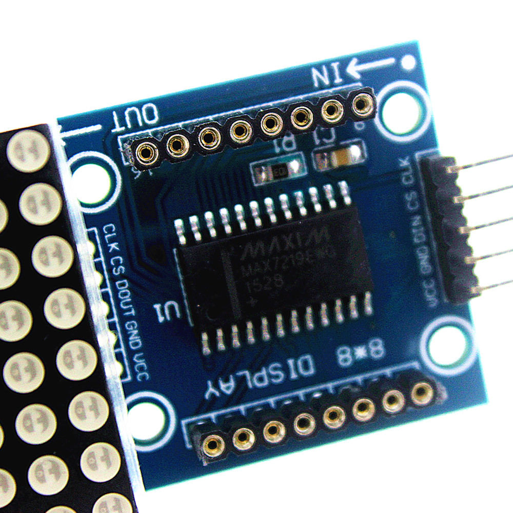 4-in-1 MAX7219 8x32 LED Matrix-Display