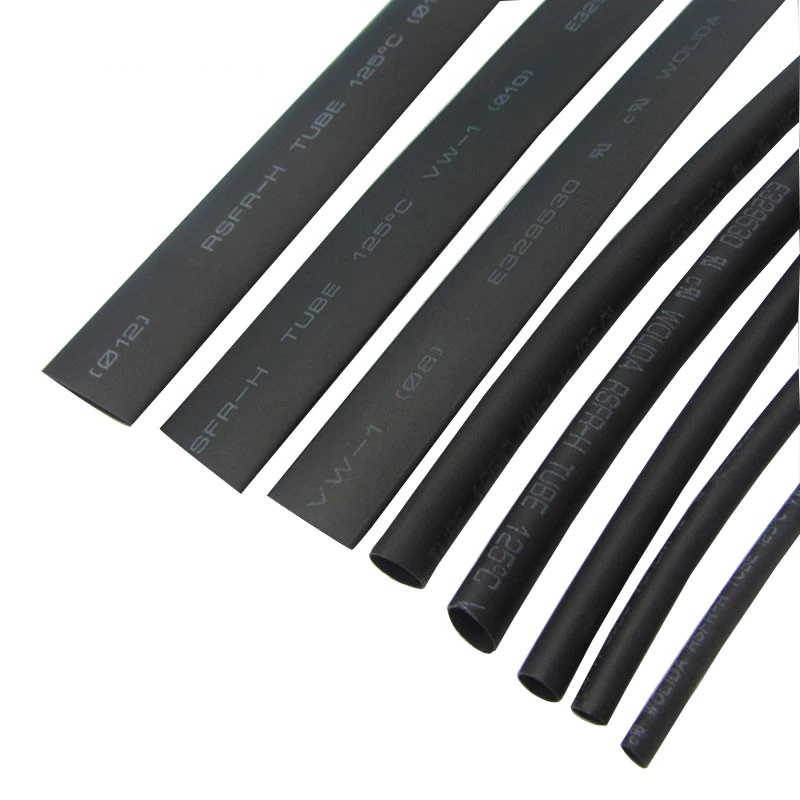 400m Schrumpfschlauch Rolle 2:1 Schwarz Φ2.0mm