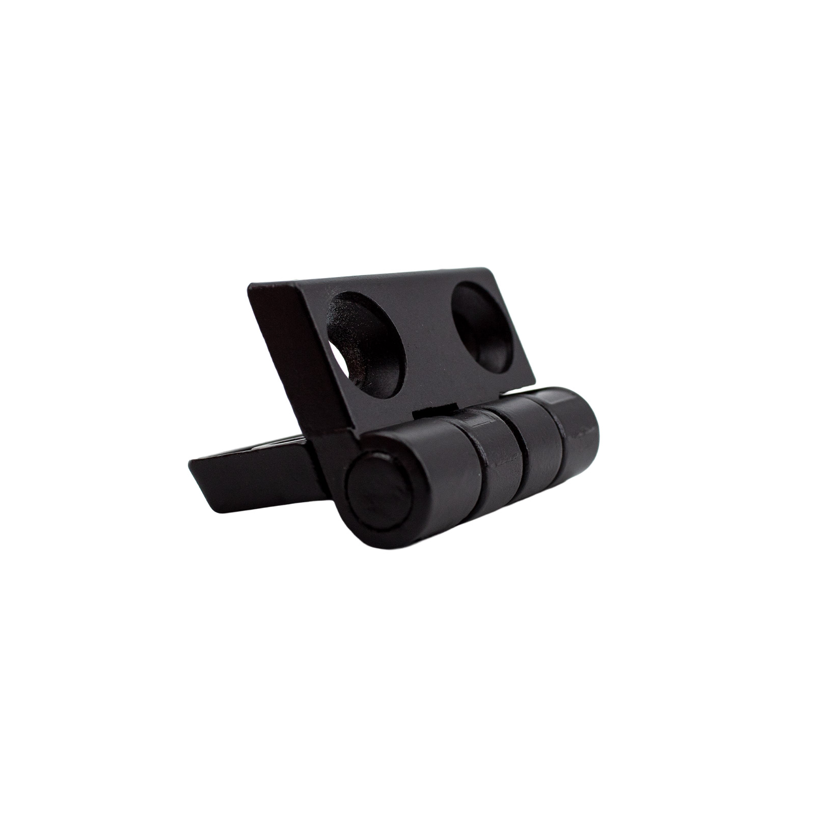 2x Metall Scharniere für 3030 Aluminiumprofile Schwarz