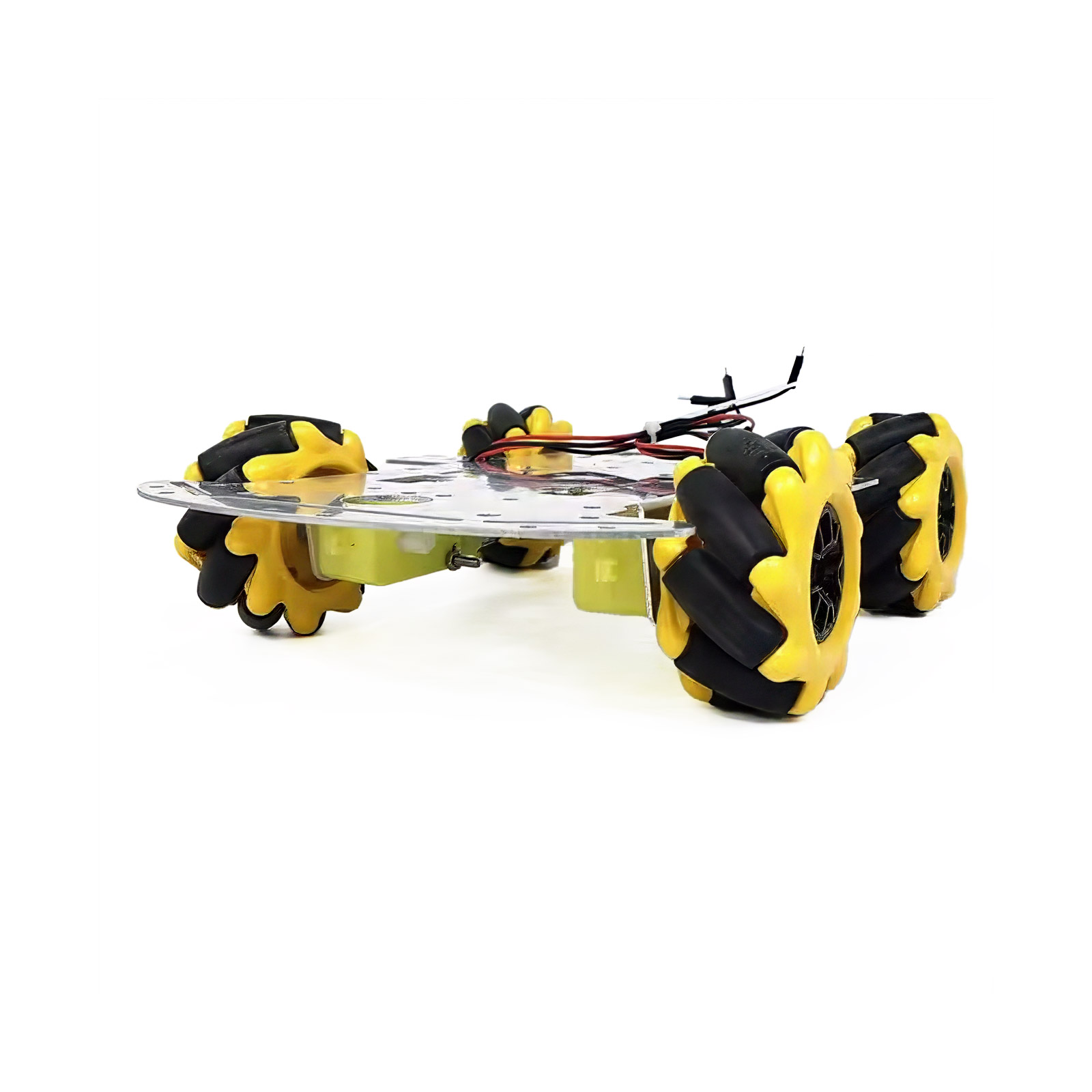 4WD Smart Car Alumium Chassis Mecanum Wheels