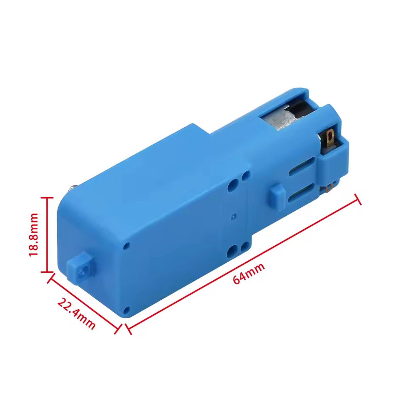 1:90 DC Getriebemotor 110RPM – 3–6V Metallmotor mit Doppelwelle für Arduino & Roboter