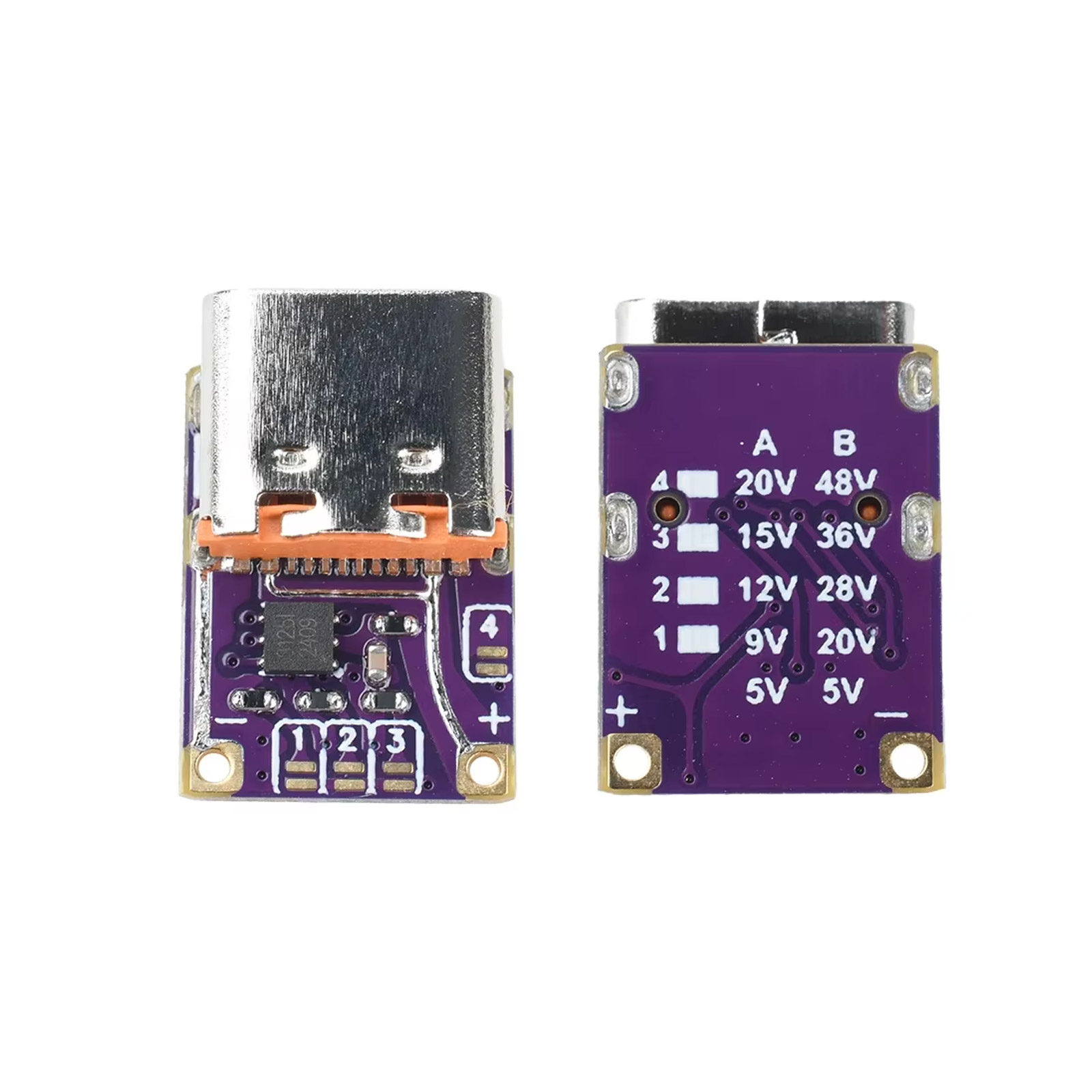 USB Fast Charge Trigger Modul 5A PD3.1 QC3.0 DC 5-20V – Bild 3