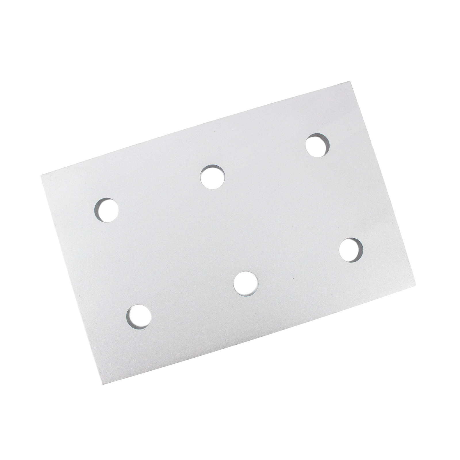 Montageplatte 100100-6 für Aluminiumprofile Silber