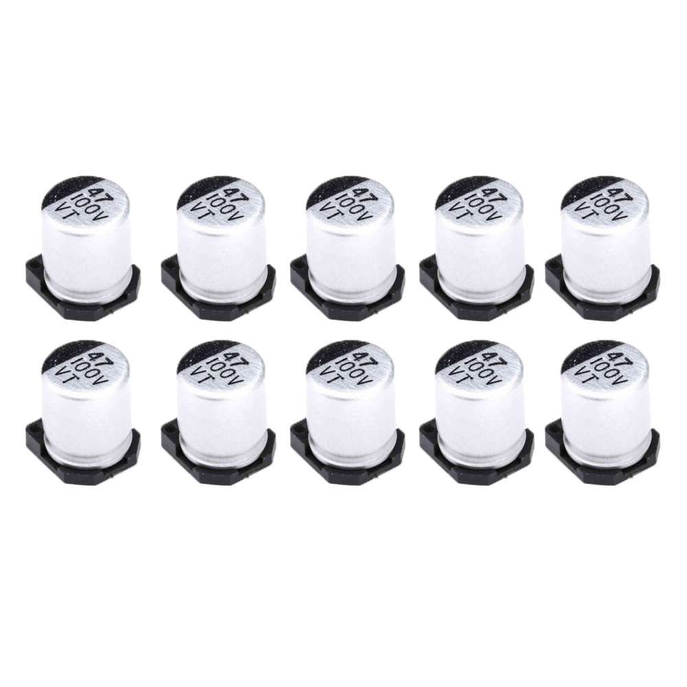 10x SMD Elko Elektrolyt Kondensator 50V 100uF
