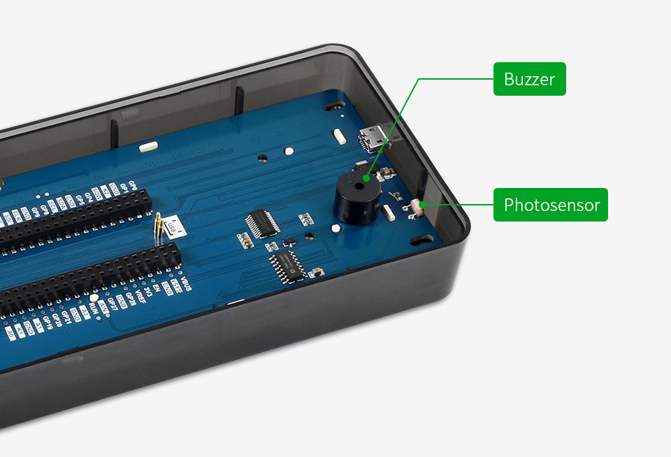 Waveshare Elektronische Uhr für Raspberry Pi Pico