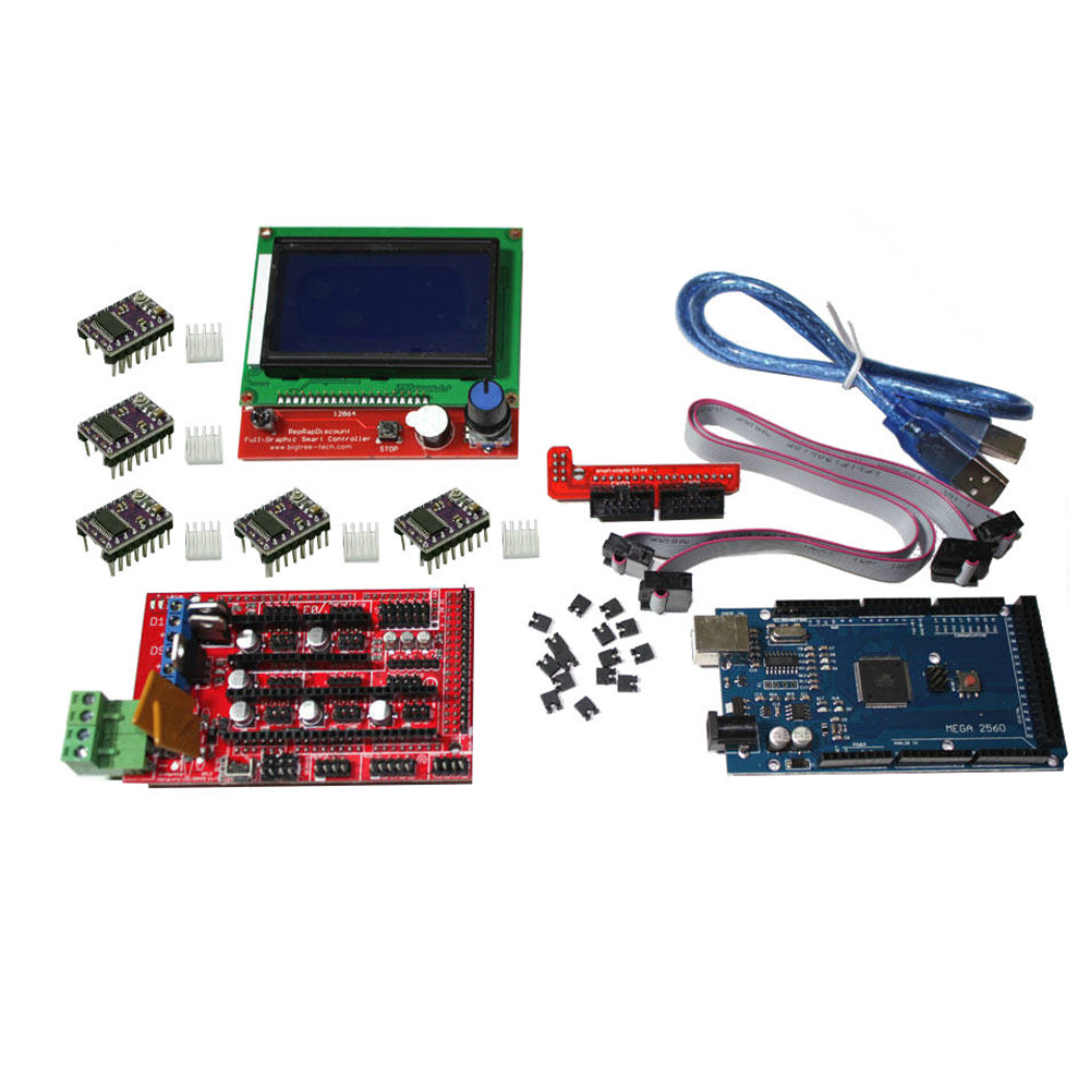 Ramps 1.4 Kit + 12864 LCD Controller + DRV8825 Schrittmotoren