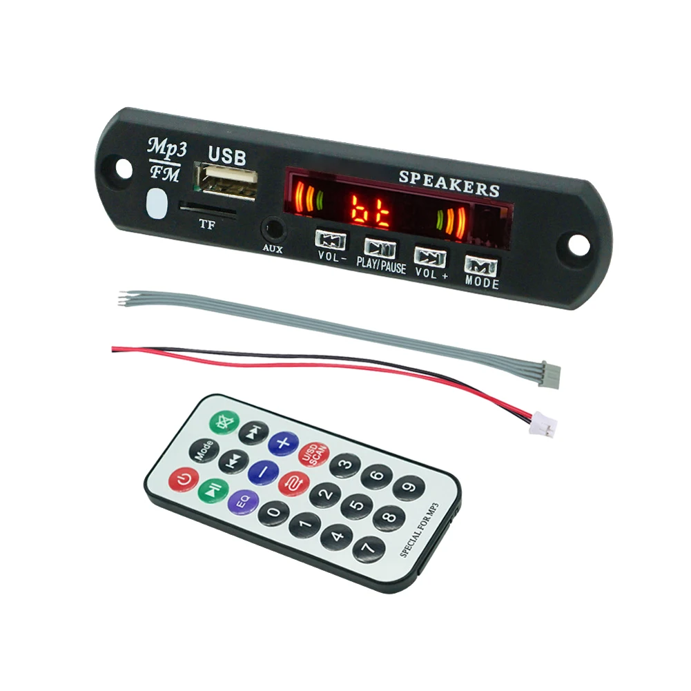 2*5W Bluetooth Verstärker 12V MP3 Decoder Auto Musikplayer FM Radio
