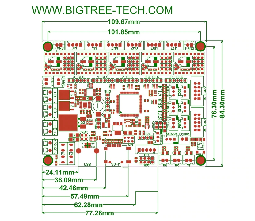BTT SKR 1.4 Turbo 32 Bit Mainboard