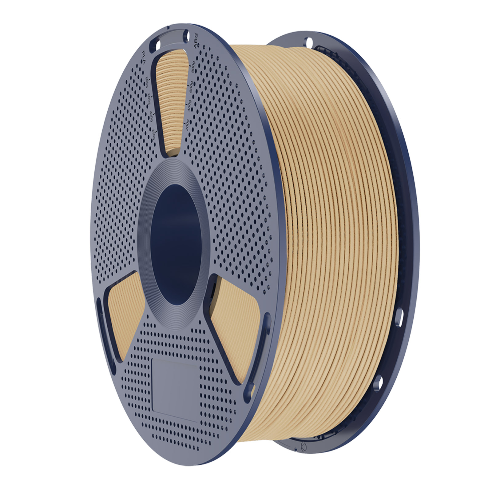 yourDroid PLA Holz-Filament Ahorn-Optik 1,75 mm 1 kg