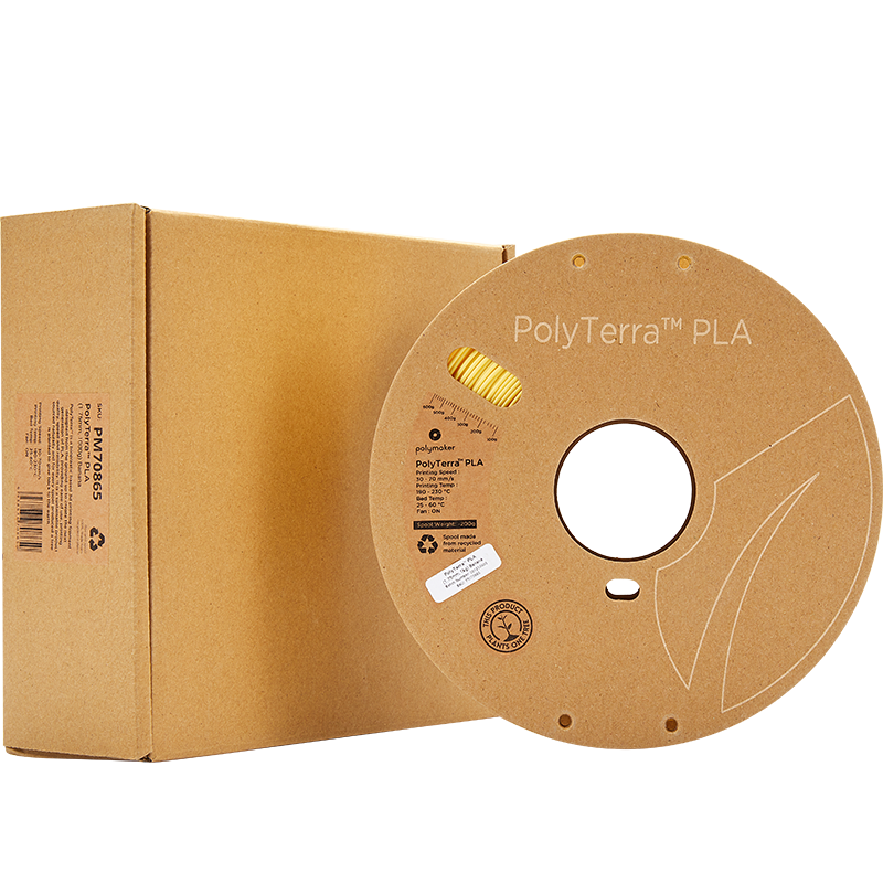 Polymaker PolyTerra PLA Filament Banana 1.75mm 1kg