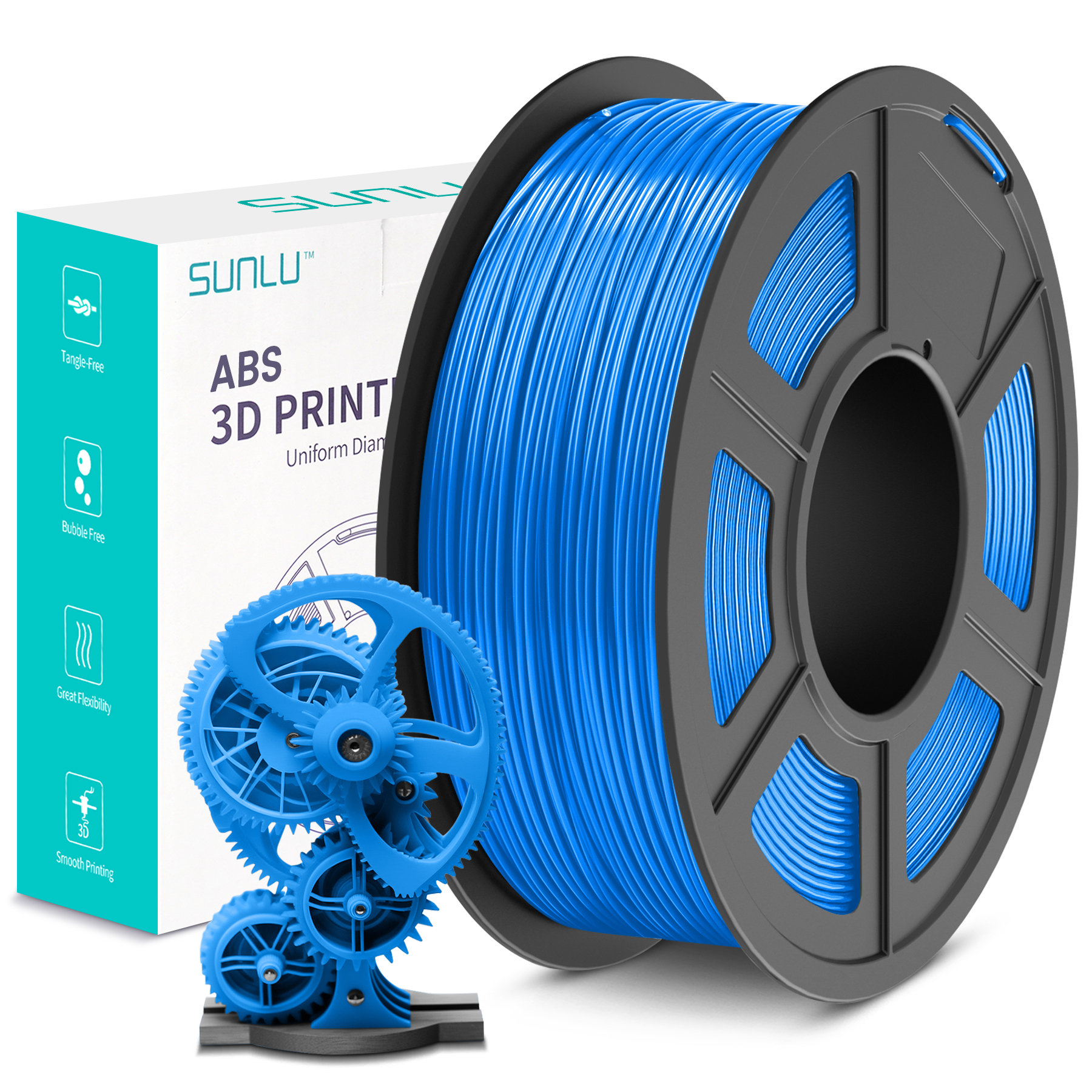 Sunlu ABS Filament Klein Blue 1.75mm 1kg