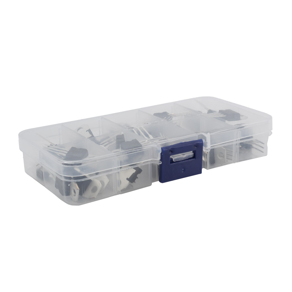 Spannungsregler Sortiment 50 Stück á 10 Modelle L7805/7806/7812/7824/LM317