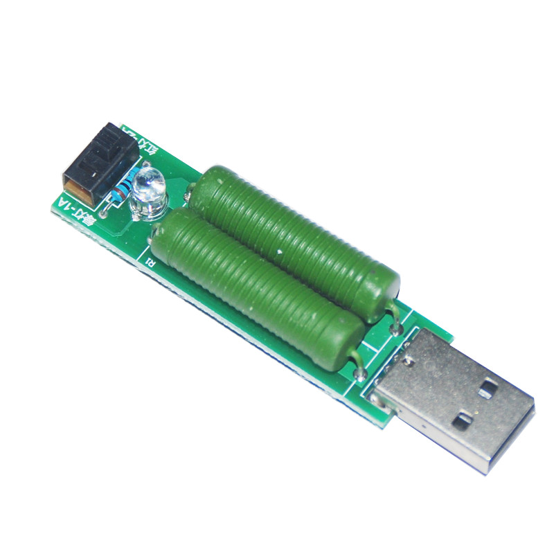 USB Entladungsmodul Lastwiderstand mit Schalter 2A / 1A