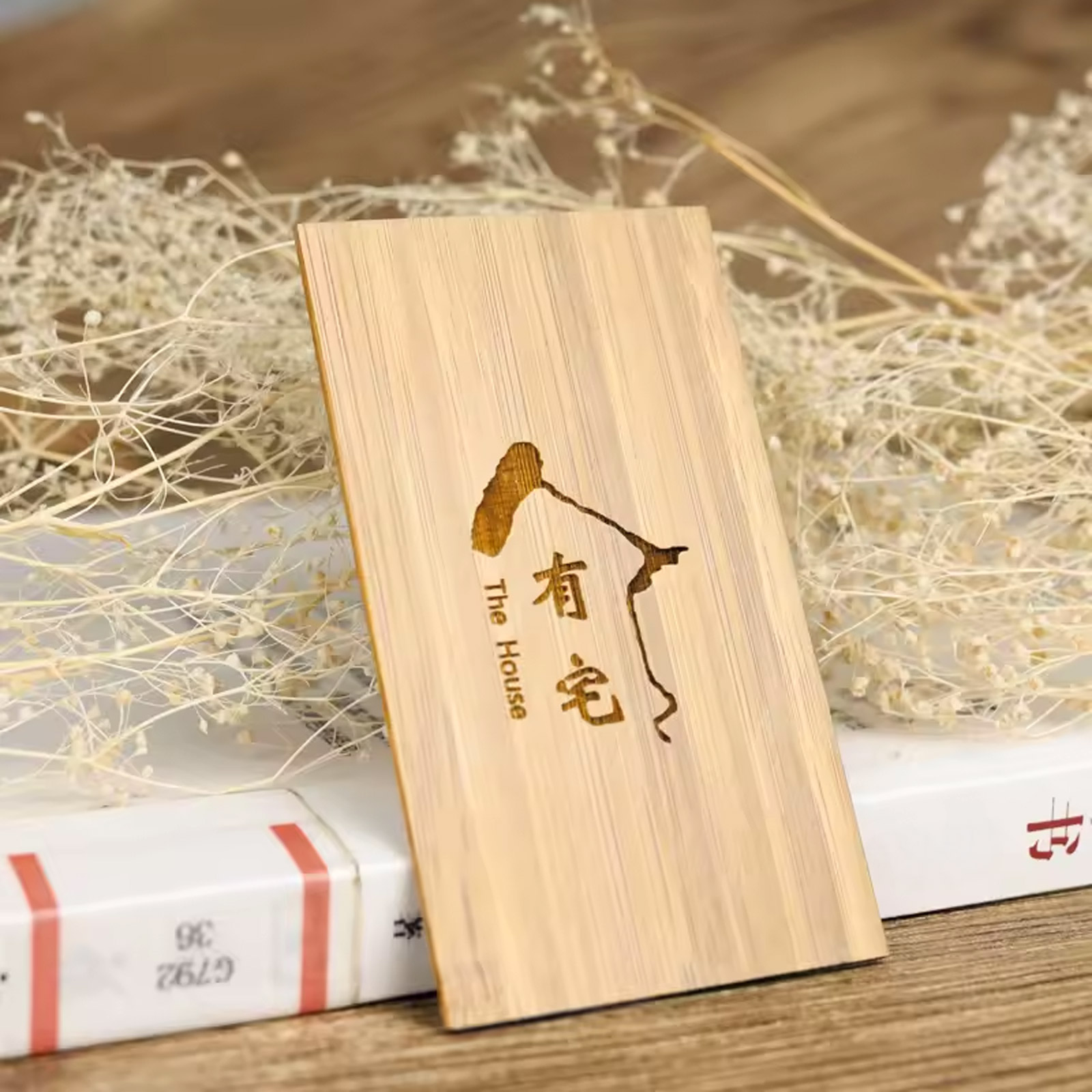 50x Bambus Visitenkarten Rohlinge 2 mm – Blanko Holzkarten  für Gravur & DIY