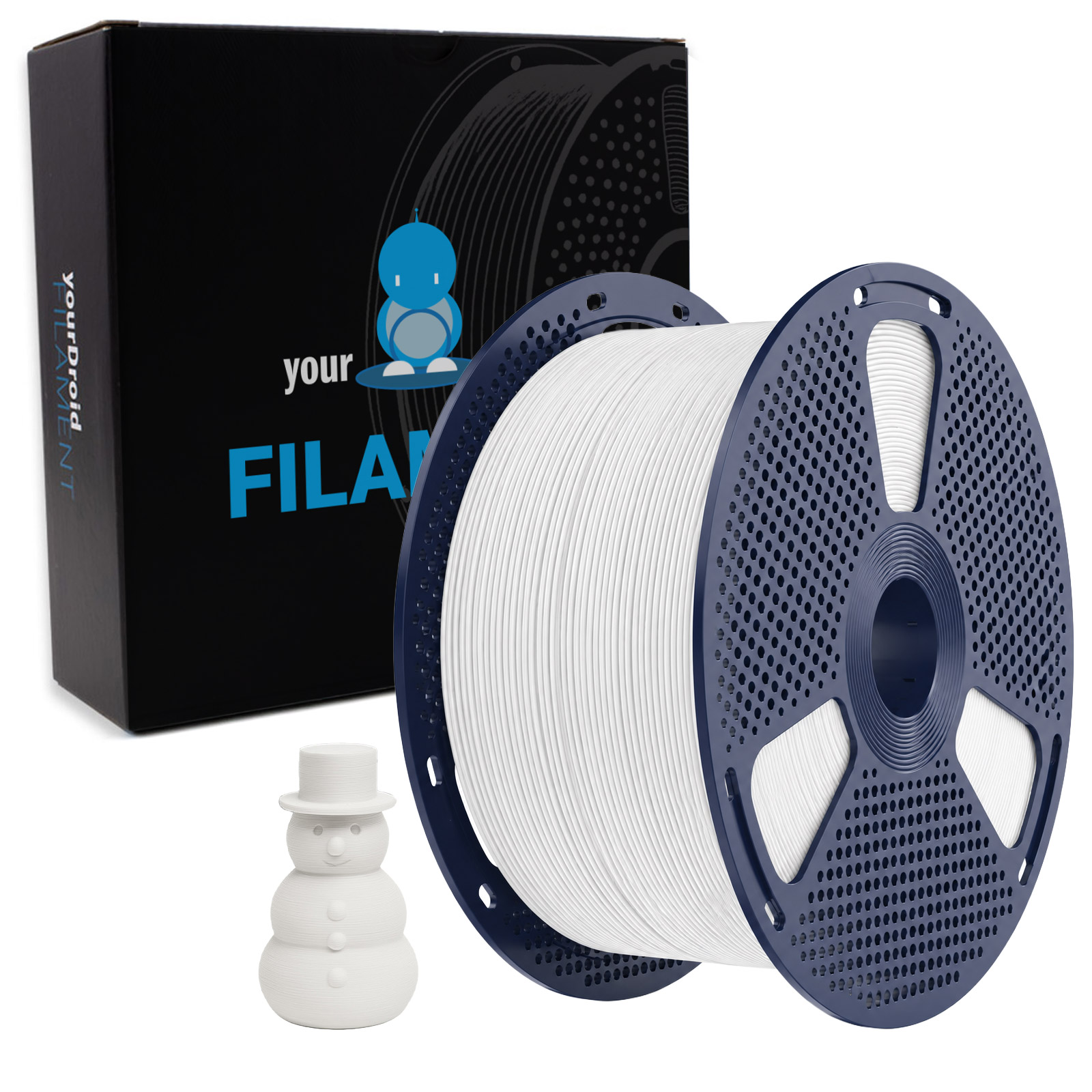 yourDroid PETG Filament Weiss 1.75mm 5kg