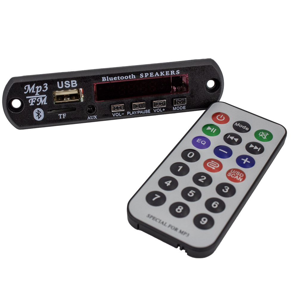 2*5W Bluetooth Verstärker 5V MP3 Decoder Auto Musikplayer FM Radio