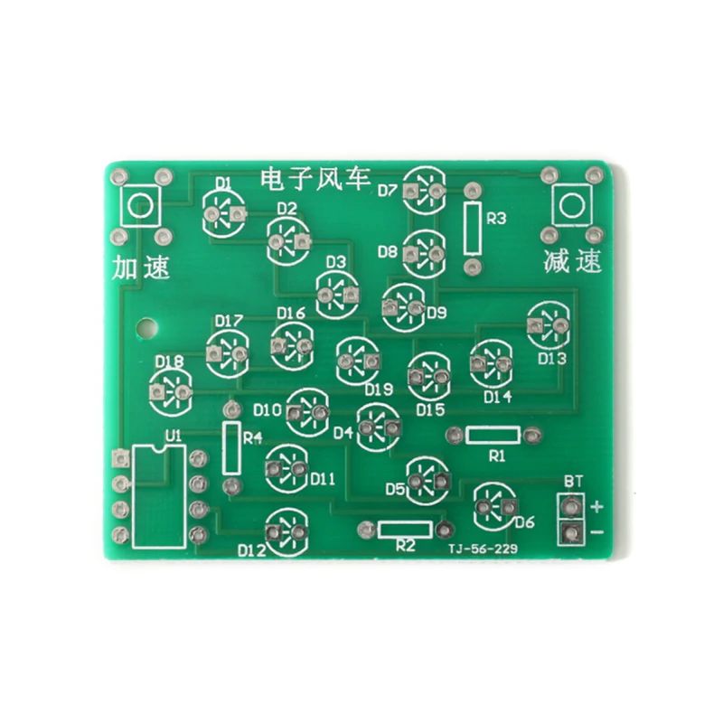 Bausatz Elektronische LED Windmühle