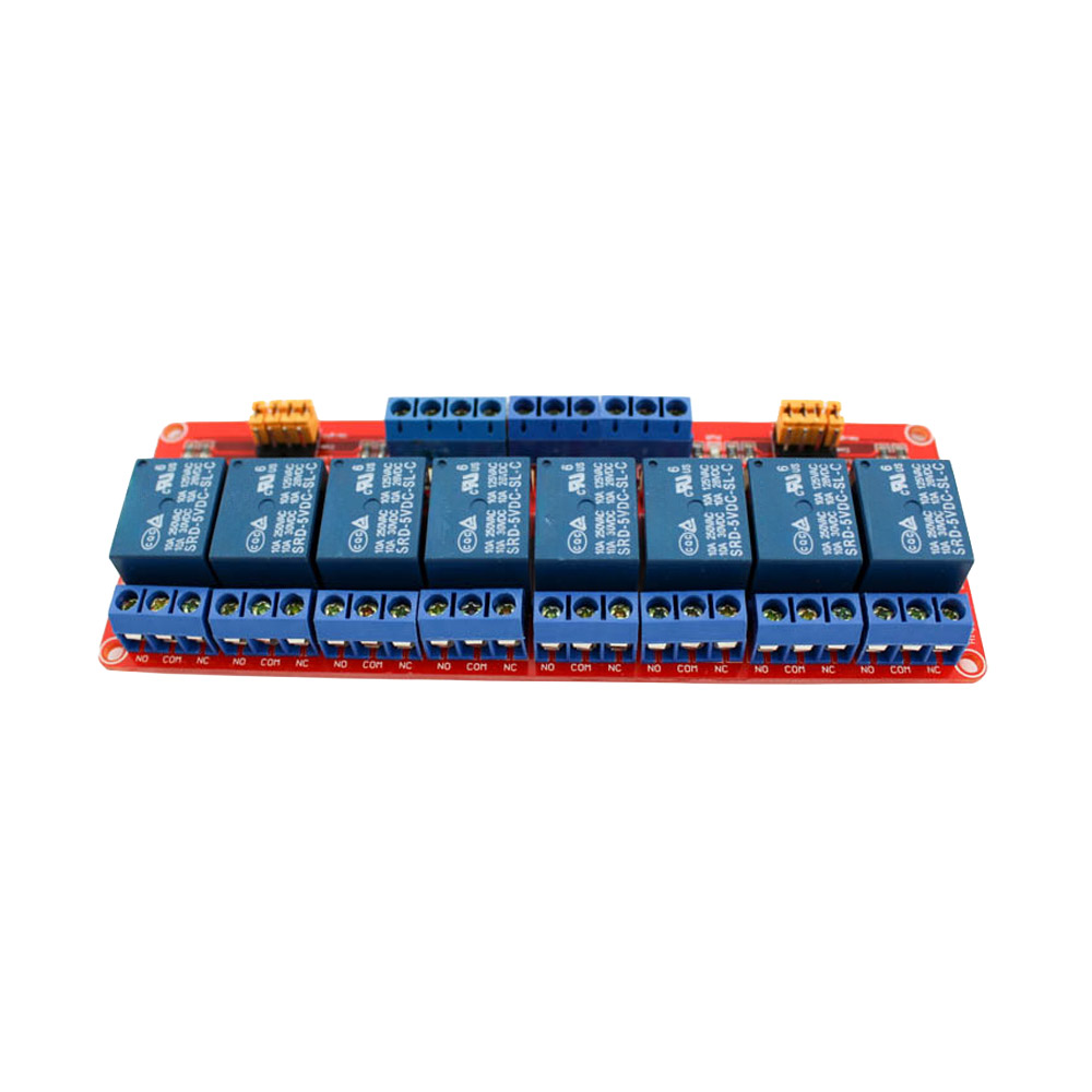 8 Kanal Relais Modul 5V High / Low Level Trigger einstellbar
