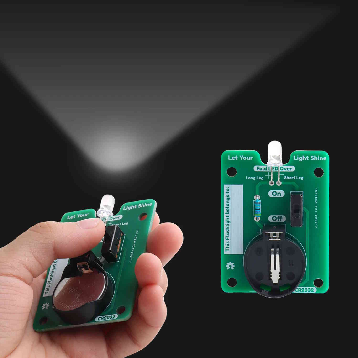 Bausatz Taschenlampe zum Löten (Für Einsteiger)