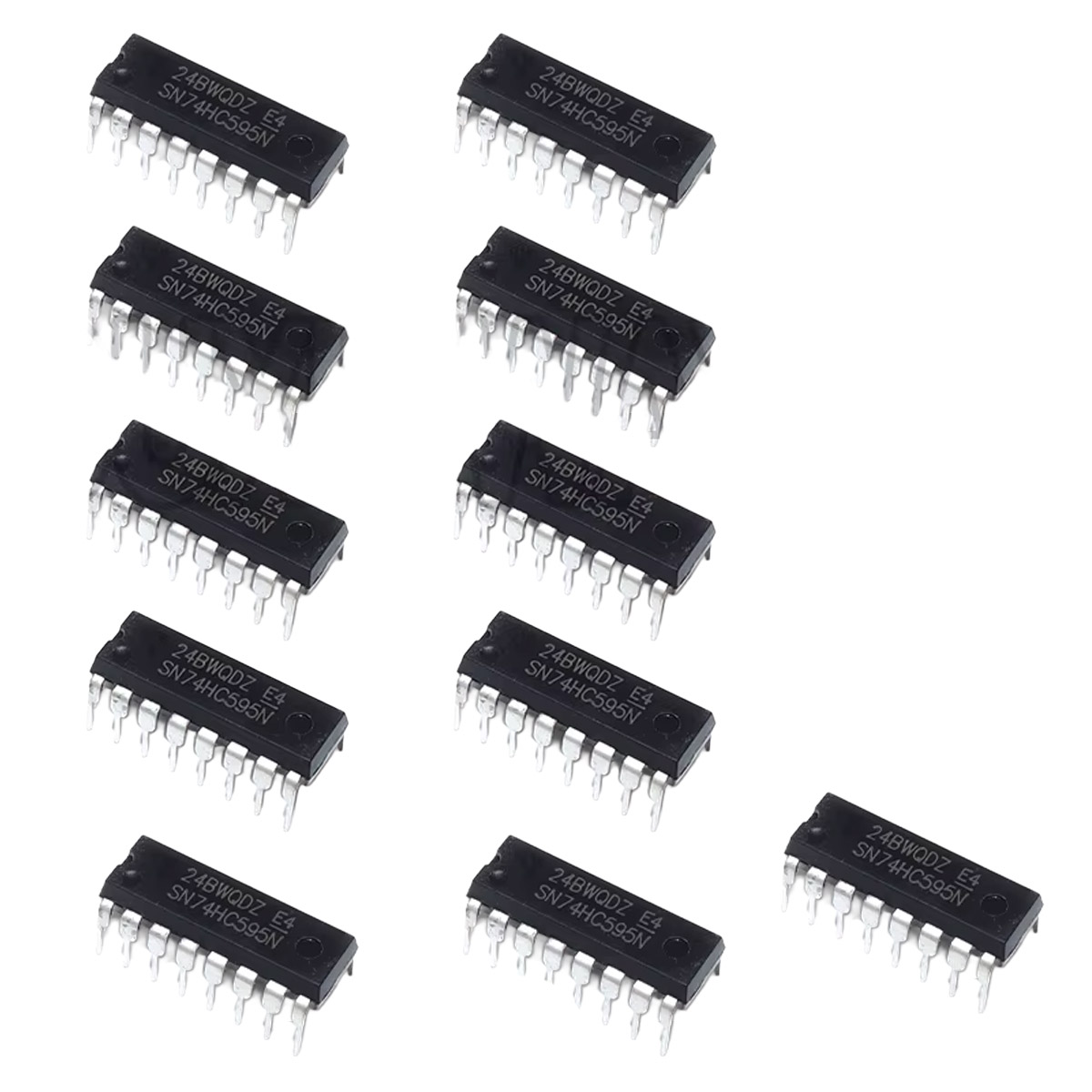 10x SN74HC02N Quad 2-Input NOR Gate IC DIP-14 – 74HC02 Logikgatter TTL-kompatibel