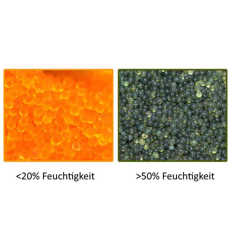 200g Silica Gel Orange regenerierbar, Trockenmittel mit Indikator