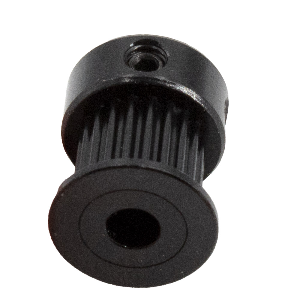 GT2 Riemenscheibe 20 Zähne 5mm Bohrung für 9mm (Schwarz)