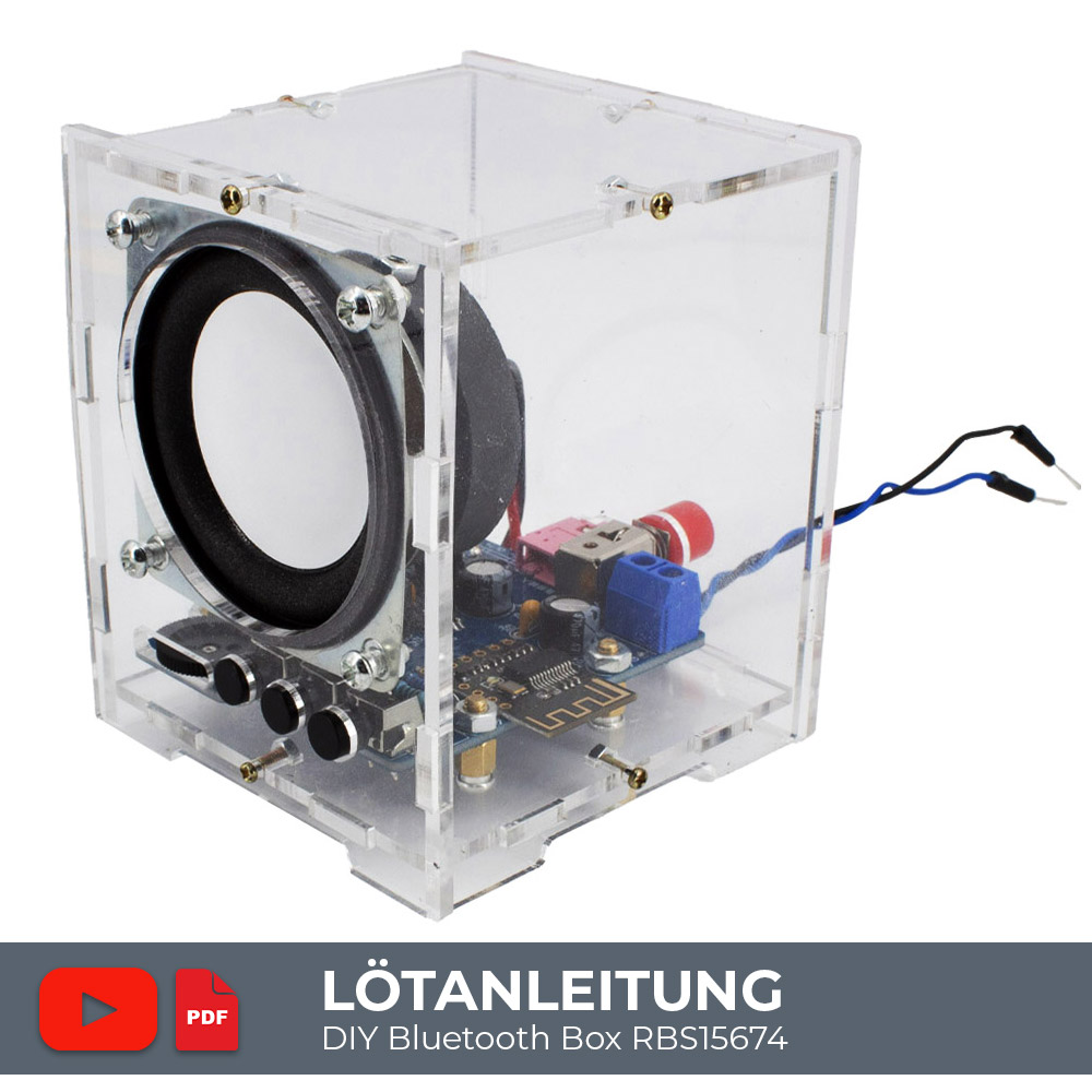 Lötanleitung DIY Bluetooth Lautsprecher Box