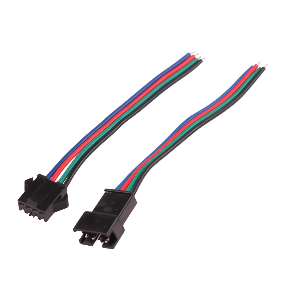 1 Paar 4PIN JST  Kabel für RGB Led-streifen