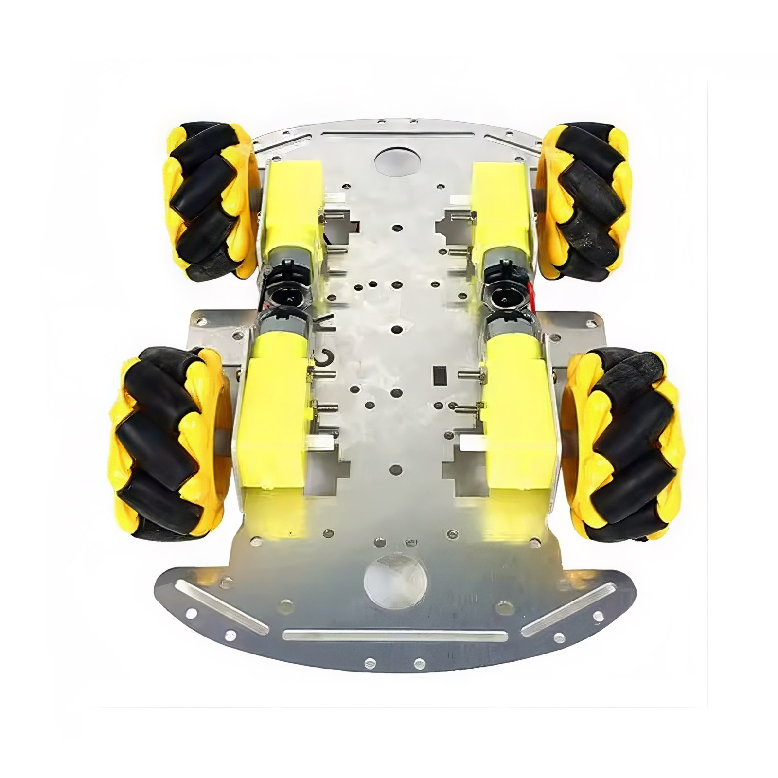 4WD Smart Car Alumium Chassis Mecanum Wheels