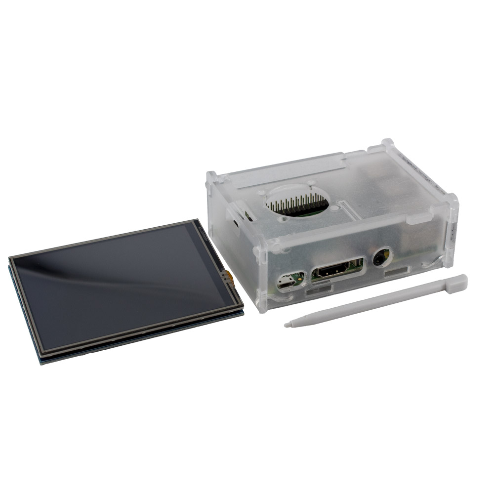 3,5" Touch Screen TFT LCD mit Gehäuse für Raspberry