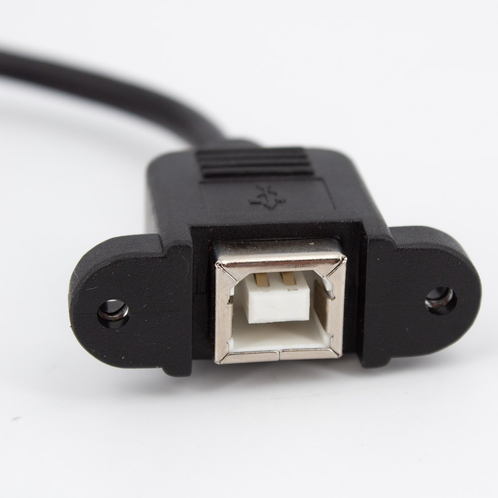 USB 2.0 B Stecker auf USB 2.0 B Buchse Panel Mount 50cm