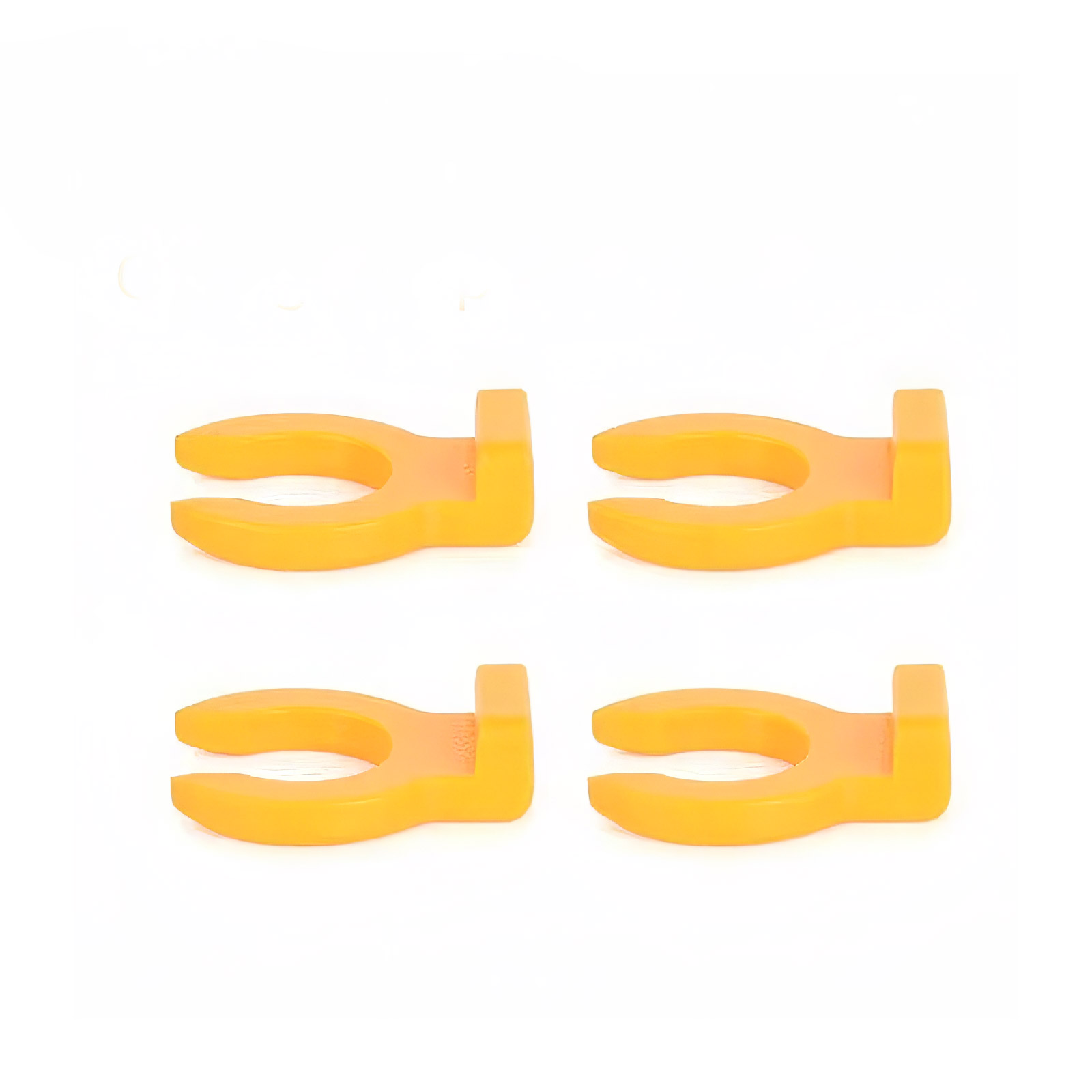 10x PTFE Verbinder Clip gelb