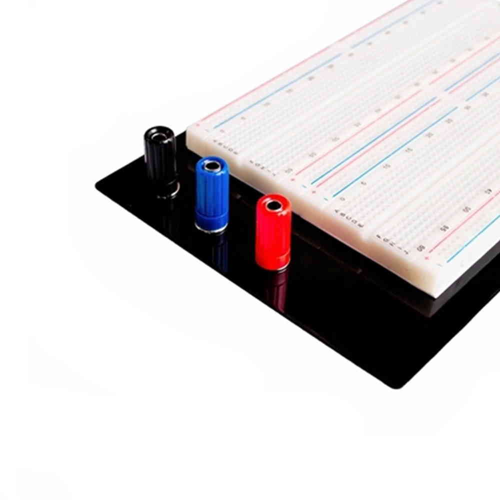 Breadboard 1660 Kontakte mit 3 Klemmen