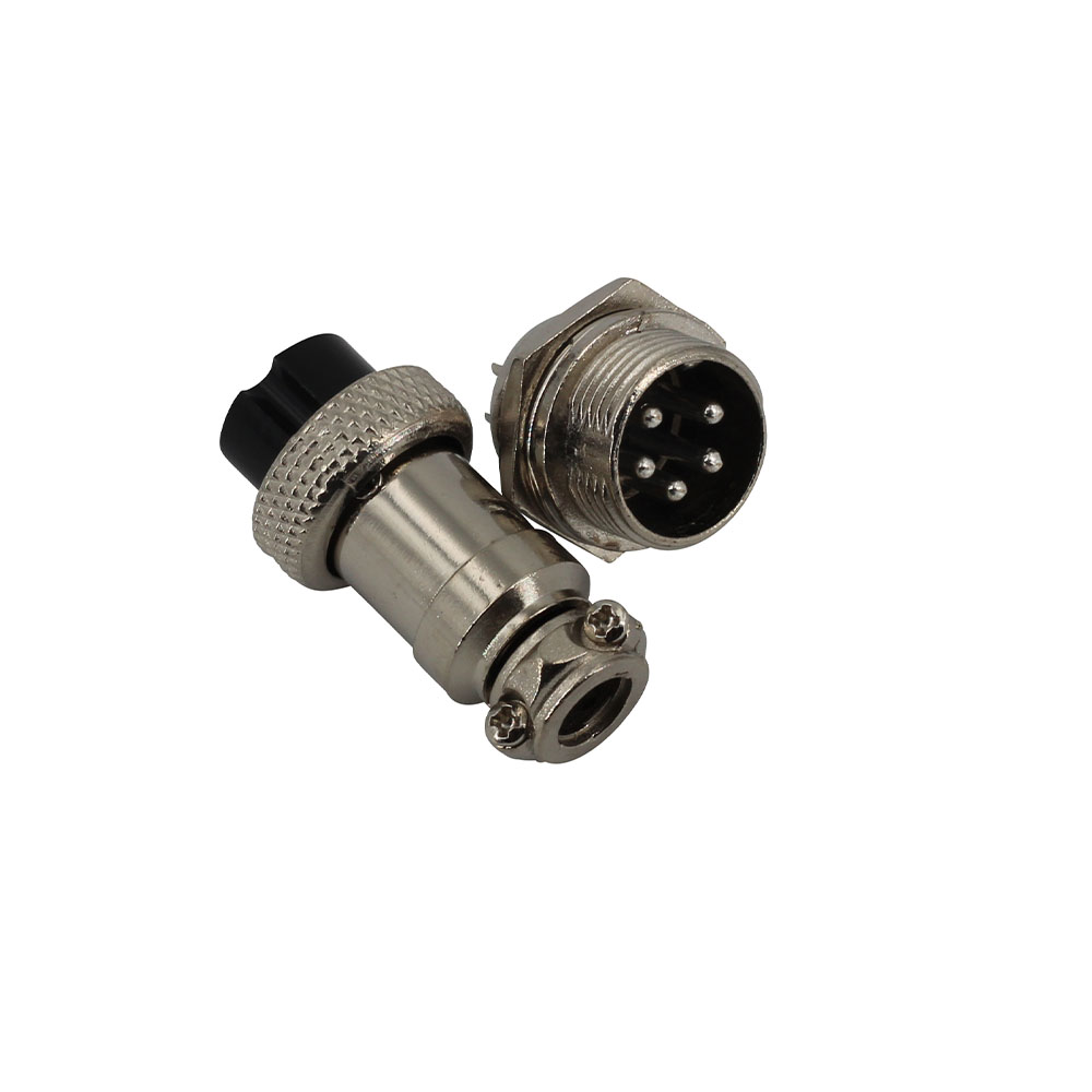 10x GX16 5 Pin Stecker + Buchse