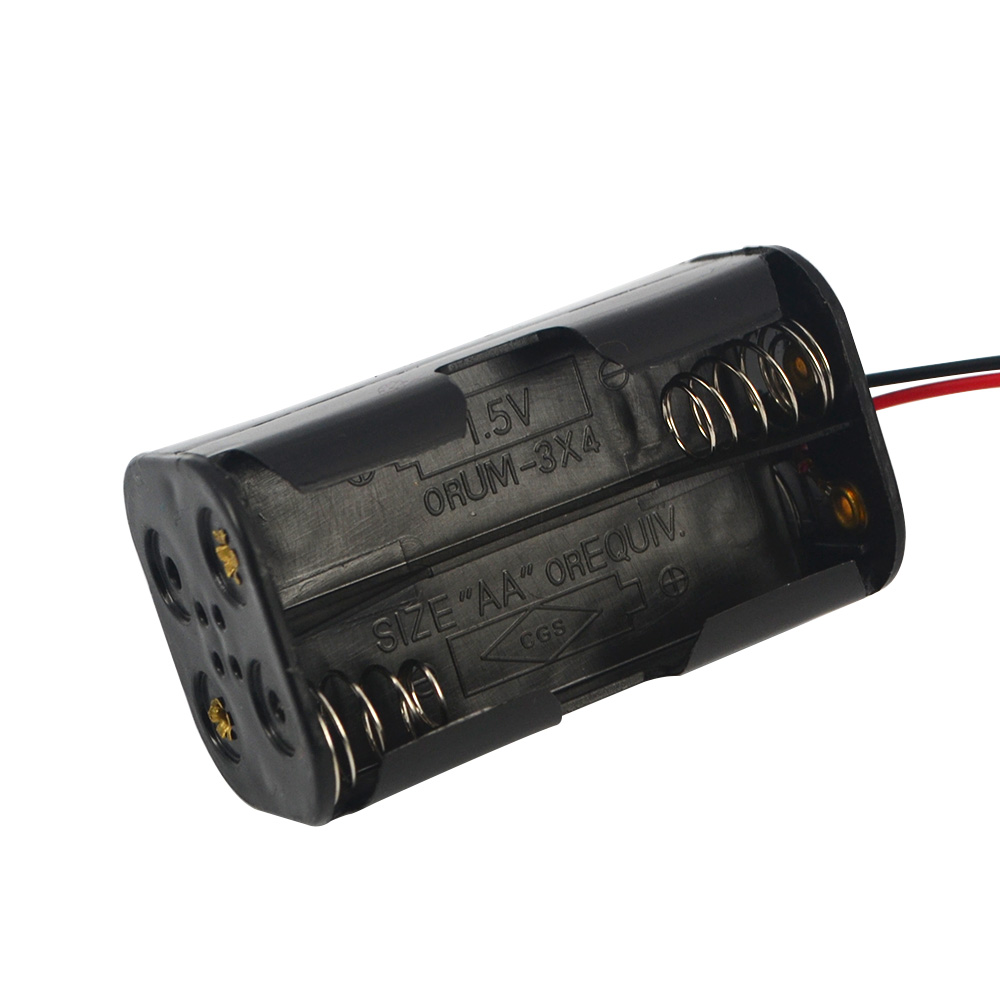 Gehäuse für 4x AA Batterien 6V kompakt