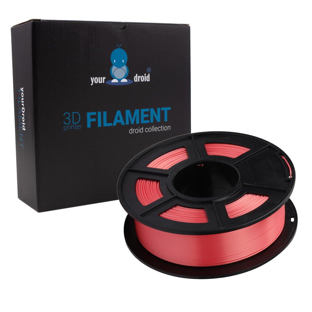yourDroid BioSilk PLA PLUS Filament Rot 1.75mm 1kg