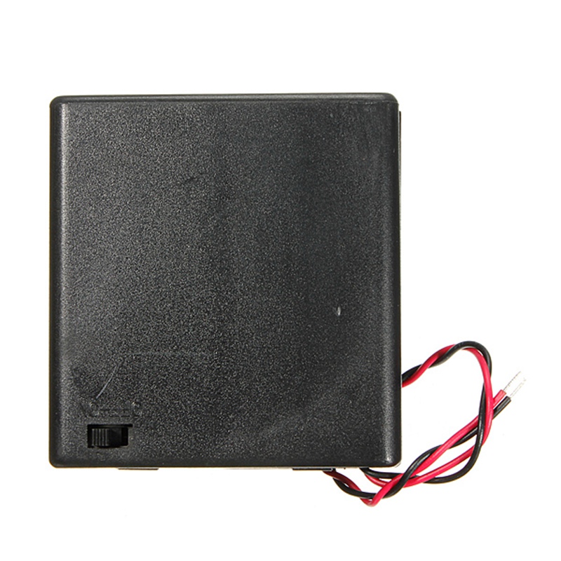 Batteriehalter für 4x AA Batterien 6V mit An/Aus-Schalter