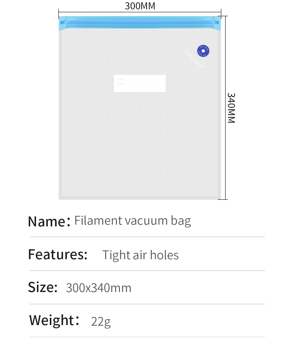 10 Filamentbeutel Vakuumbeutel